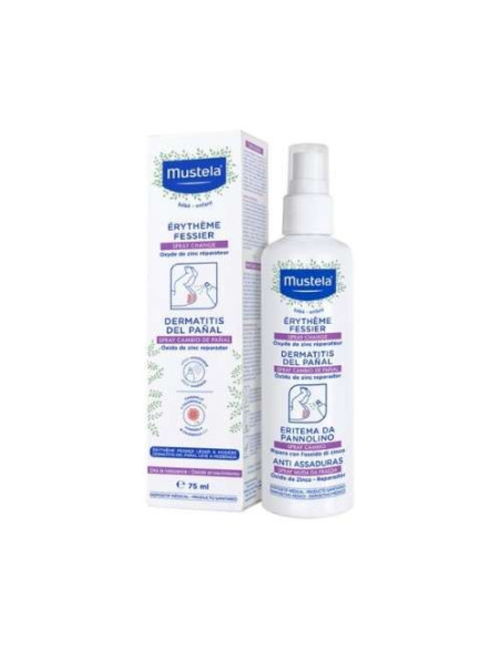 Mustela Spray para el Cambio 75ml: Limpieza Rápida y Calmante para el Cambio de Pañal