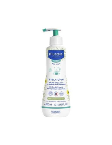 Mustela Stelatopia Bálsamo Emoliente 300ml: Hidratación Profunda para Piel Atópica