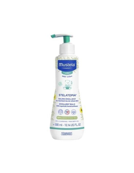 Mustela Stelatopia Bálsamo Emoliente 300ml: Hidratación Profunda para Piel Atópica