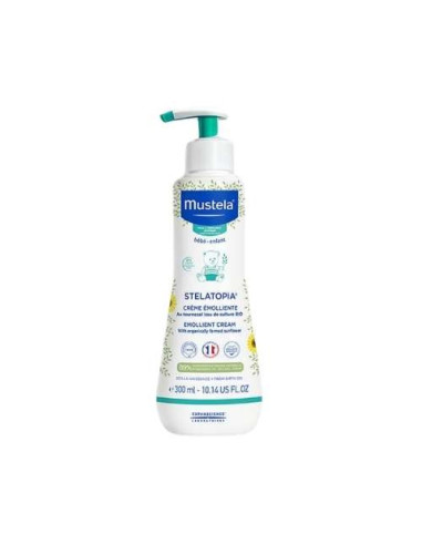 Mustela Stelatopia Crema Emoliente 300ml: Alivio y Cuidado Diario para Piel Atópica
