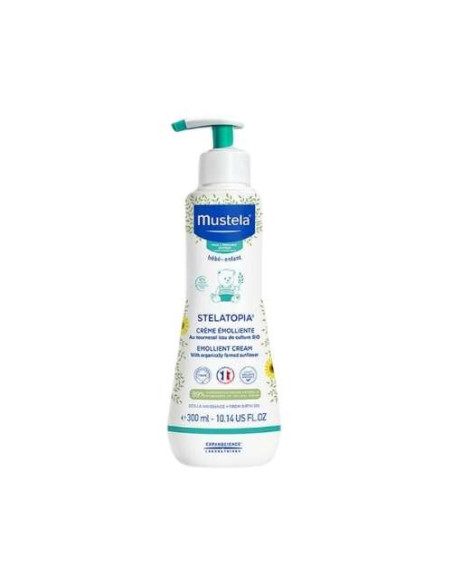 Mustela Stelatopia Crema Emoliente 300ml: Alivio y Cuidado Diario para Piel Atópica