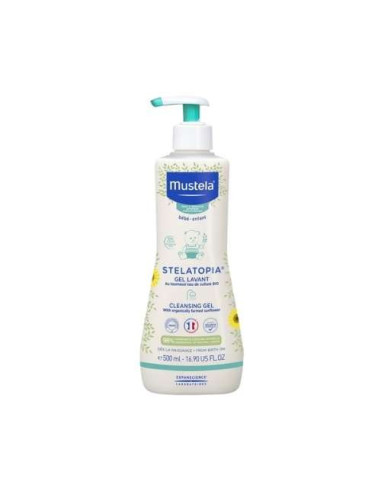 Mustela Stelatopia Gel Lavante 500ml: Limpieza Suave para Piel Atópica