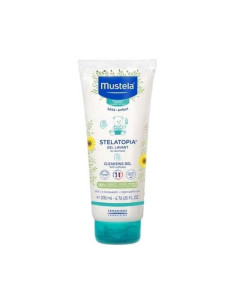 Mustela Stelatopia Gel Lavante 200ml: Limpieza Suave en Formato Compacto para Piel Atópica