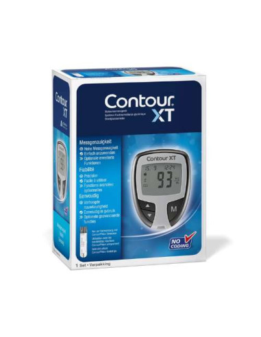 Contour XT Medidor de Glucemia: Aparato para Control de Glucosa en Sangre