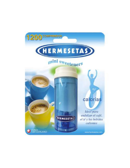 Hermesetas Mini 1200 Comprimidos: Endulzante Compacto para Uso Diario