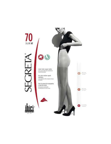 Ibici Panty Bikini 70 Den Natural Talla 3: Panty con Compresión Suave