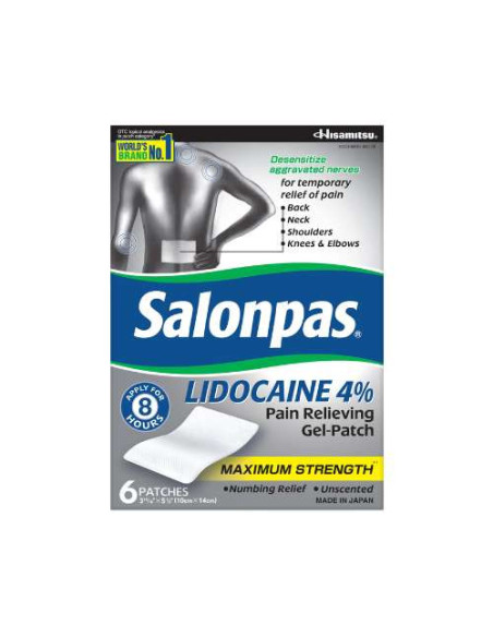Salonpas 40 Parches: Alivio del Dolor Muscular y Articular