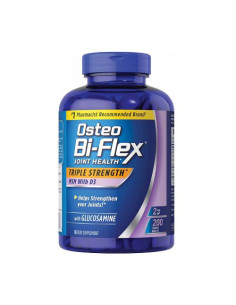Osteo Bi-Flex 200 tabletas: Apoya articulaciones saludables. Fórmula con glucosamina y condroitina.