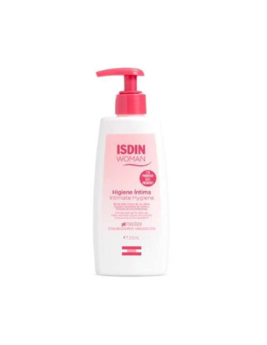 Isdin Woman Higiene Íntima 200ml: Gel suave y respetuoso para la higiene íntima.